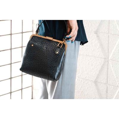 ふるさと納税 小牧市 【soul;solid】Brass clasp シリーズ 2way真鍮がま口バッグ[178S11]