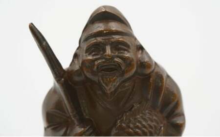 【高岡銅器】開運招福　恵比寿 インテリア 置物 伝統工芸品 職人 手作り 富山県 高岡 FAD-1397