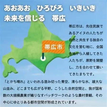 【返礼品なし】帯広市への応援寄附(1口100,000円)