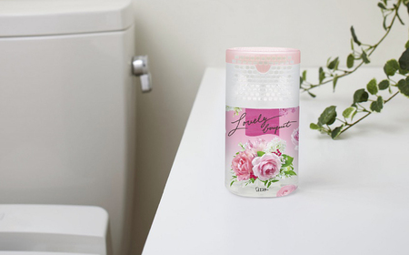 空気をかえようエステー　トイレの消臭力　ラブリーブーケ6個セット | トイレの消臭力 消臭芳香剤 エステー製品 トイレ用消臭剤 ナノパウダー 強力消臭 長持ち香り 尿臭対策 芳香調整可能 ラブリーブー