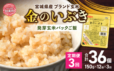 パックライス 発芽玄米パックごはん【3回定期便】 パックライス パックライス パックライス