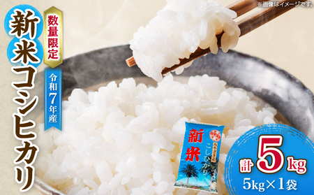 令和7年産 新米 コシヒカリ 計5kg お米 ご飯 ライス 国産 数量限定 期間限定 人気 食品 精米 白米 こしひかり 有洗米 おにぎり お弁当 炊き込みご飯 雑炊 ギフト プレゼント 贈り物 お取り寄せ 産地直送 宮崎県 日南市 送料無料_BD114-25