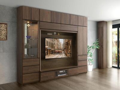 テラ 幅160cm TV(H)  壁掛け金具付 TVボード 大川家具【開梱設置】