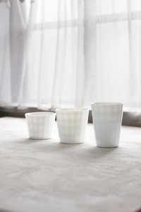 【美濃焼】 フリル ロングタンブラー 2個セット ホワイト 瑞浪市 / JS企画 小田陶器 セット 食器 コップ カップ タンブラー [AZAZ248]