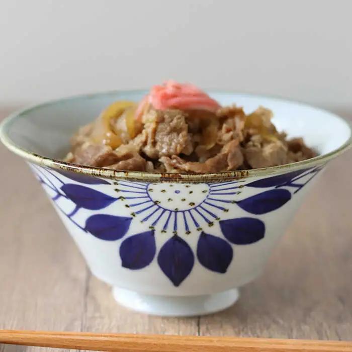 【波佐見焼】おまかせ丼 どんぶり ブルーメ 食器 皿 【翔芳窯】 [FE173]  波佐見焼