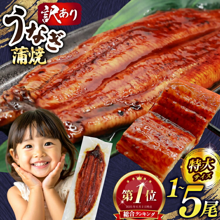 【ふるさと納税】 総合1位 高評価★4.8 うなぎ 訳あり 鰻 蒲焼 特大 選べる量 1尾 2尾 3尾 4尾 5尾 不揃い 規格外 小分け 定期便 [大黒物産 福岡県 宇美町 um40bak830000] タレ 山椒付 ウナギ うなぎ蒲焼 鰻蒲焼き 蒲焼き かば焼き 真空パック 個包装 冷凍 unagi 10000
