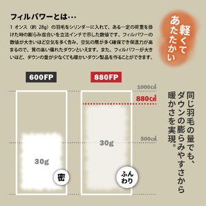 ダウン 高品質 ダウンベスト（薄手）880フィルパワー レディース 日本製 Mind 羽毛 Lサイズ ネイビー ダウンベスト