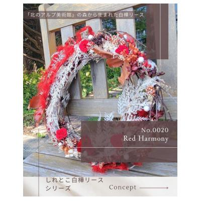 ふるさと納税 斜里町 しれとこ白樺リース No.00020「Red Harmony」