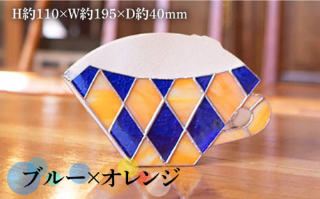 【ステンドグラスのある暮らし】コロンビア（コーヒーフィルターケース）＜ウェーブGグラス工房＞那珂川市 ステンドグラス インテリア  19000 19000円 [GAW002]