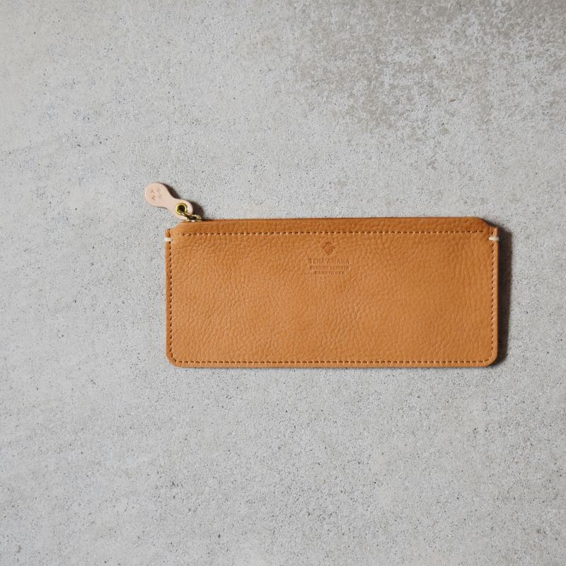 Teha’amana Square pencase Basic テハマナ スクエアペンケース ベーシック キャメル 革 皮 雑貨 おしゃれ レザー 本革 こだわりの逸品 地域特産品 ギフト 自分用 人
