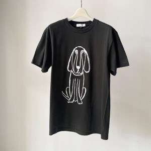 DOG T-SHIRT【Sサイズ／SMOKE BLACK】 [h125]