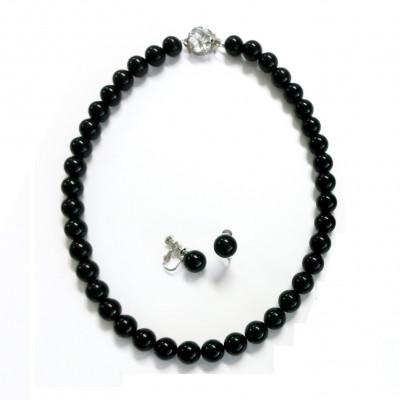 ふるさと納税 和泉市 漆黒の大玉ジェット2点セット |  | 01