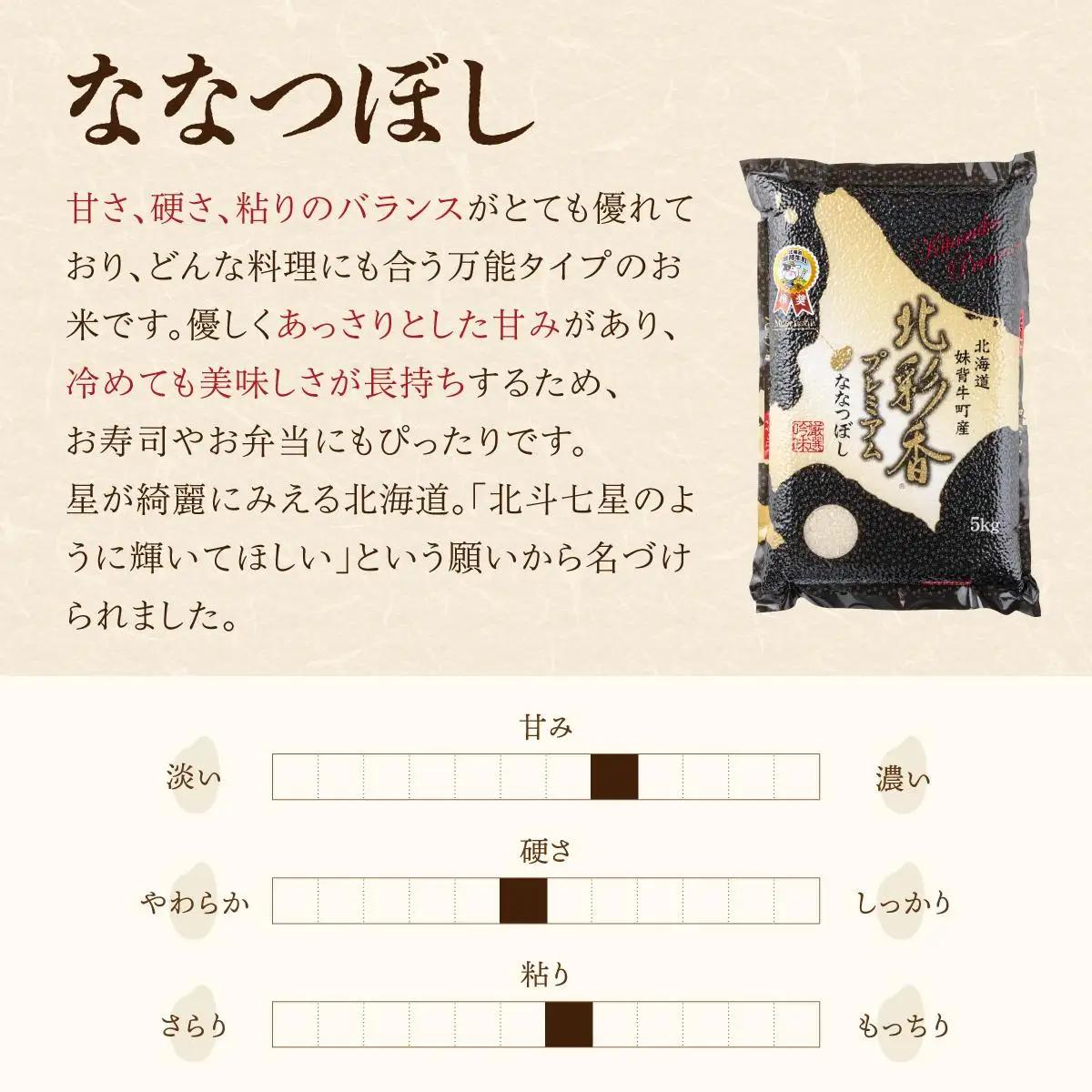 ななつぼし 白米 真空パック 20kg 令和8年産 2026年12月発送