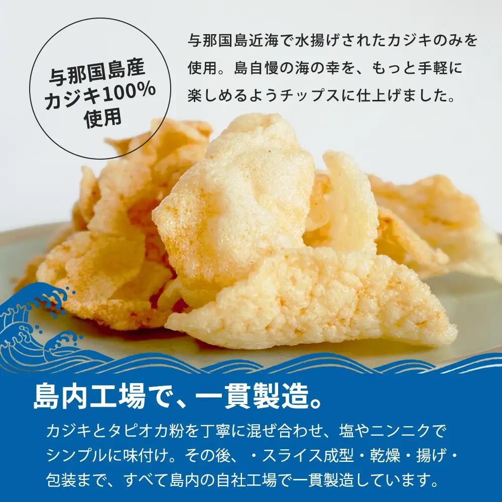 与那国島産 カジキ100%使用 カジキチップス ＜35g×9袋＞ NE-3 │ 沖縄県 与那国町 与那国島 おやつ スナック カジキ 揚げ菓子 セット 贈答 ギフト