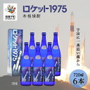 【ふるさと納税】 ロケット1975 35％ 720ml 化粧箱入 6本セット 焼酎 芋焼酎 お酒 焼酎南泉 父の日 敬老の日 食品 グルメ お取り寄せ おすそわけ お正月 人気 おすすめ ギフト 返礼品 南種子町 鹿児島 かごしま 【上妻酒造株式会社】