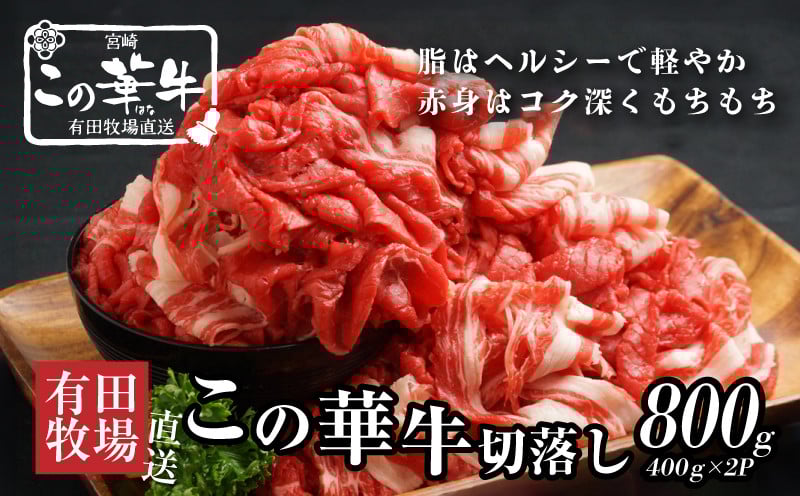 
            有田牧場直送 この華牛切落したっぷり800g  K20_0002_3
          
