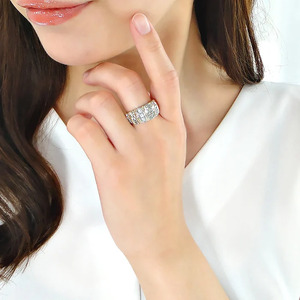 130-9-1 指輪 Pt900 K18YG ダイヤモンド ブラウンダイヤ 計 1.00ct コンビ リング プラチナ イエローゴールド ストライプ 幅広 【 f190-ptyg 】