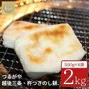 【ふるさと納税】越後三条・杵つきのし餅 2kg（500g×4袋）計40個 [つるがや] 【010S213】