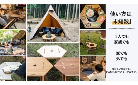 【CAMPACT】キャンプ ヘキサゴンテーブル 収納バック バッグ