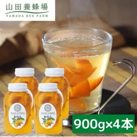 かりんはちみつ漬×4本(21187)【配送不可地域：離島・北海道・沖縄県】【1030504】