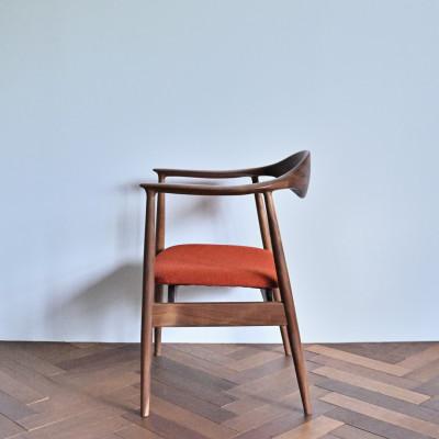 ふるさと納税 小野市 アームチェア　ウォールナット　オレンジ |  | 03