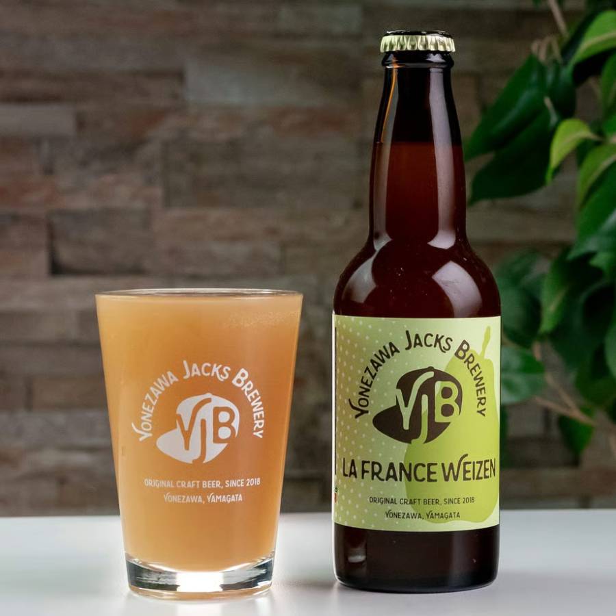 ＜米沢ジャックスブルワリー＞クラフトビール（ラ・フランスヴァイツェン）330ml×3本