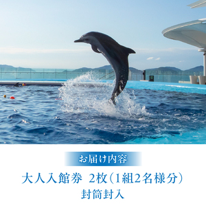 水族館 入館券 入場券 ペア ペアチケット チケット 四国水族館大人ペアチケット_M147-0001