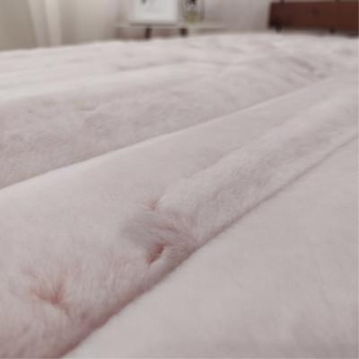 ふるさと納税 和泉市 【シングルサイズ】贅沢フェイクファーボリューム敷パッド ピンク    MGP-2350-PI |  | 01