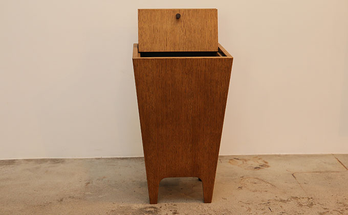 ダストボックス オーク Lサイズ インテリア 雑貨 日用品 ゴミ箱 