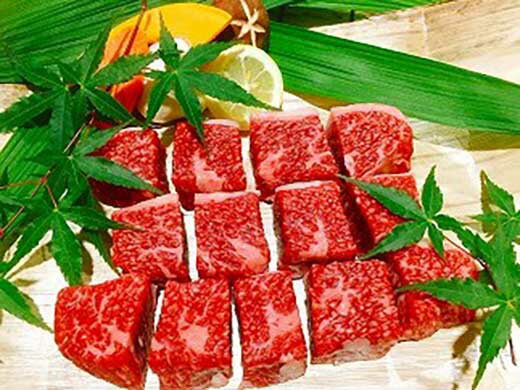 【ふるさと納税】【4等級以上】黒毛和牛 近江牛 【並】 角厚切り肉 ご家庭用 【1000g （500g×2パック）】【牛肉】【牛】【A4】【A5】【国産】