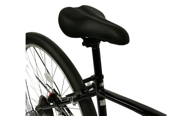 STYLE KIX  カゴ付きクロスバイク276 ブラック【27型 自転車 完成品 組み立て不要 アウトドア サイクリング じてんしゃ 通勤 通学 新生活】
