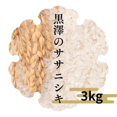 ふるさと納税 新庄市 先行受付 令和8年産 黒澤のササニシキ(精米)3kg