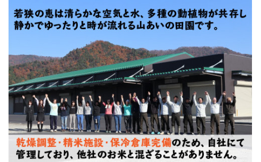 【令和6年産】 福井県産 あきさかり 玄米 30kg 若狭の恵 [BFAG015]