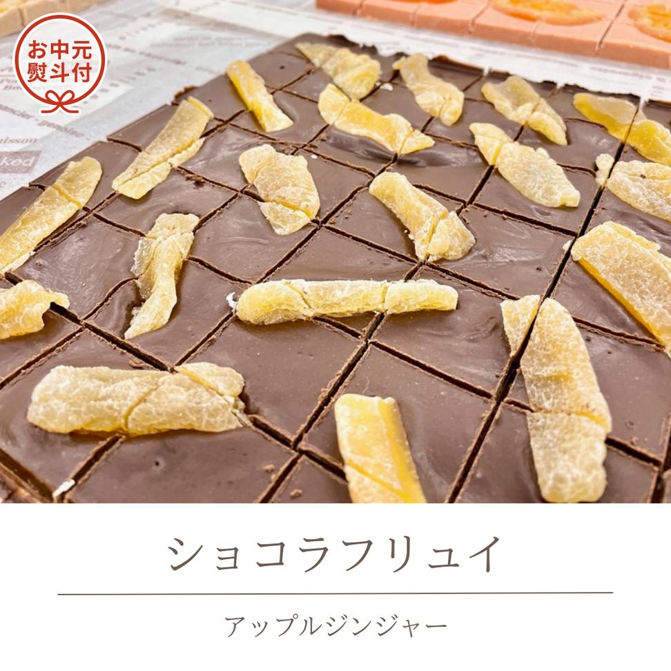 【お中元熨斗付】 ショコラフリュイ アップルジンジャー チョコレート チョコ スイーツ デザート 高級 ギフト 贈り物 お礼 プレゼント 手土産 お菓子 [DJ32-NT]