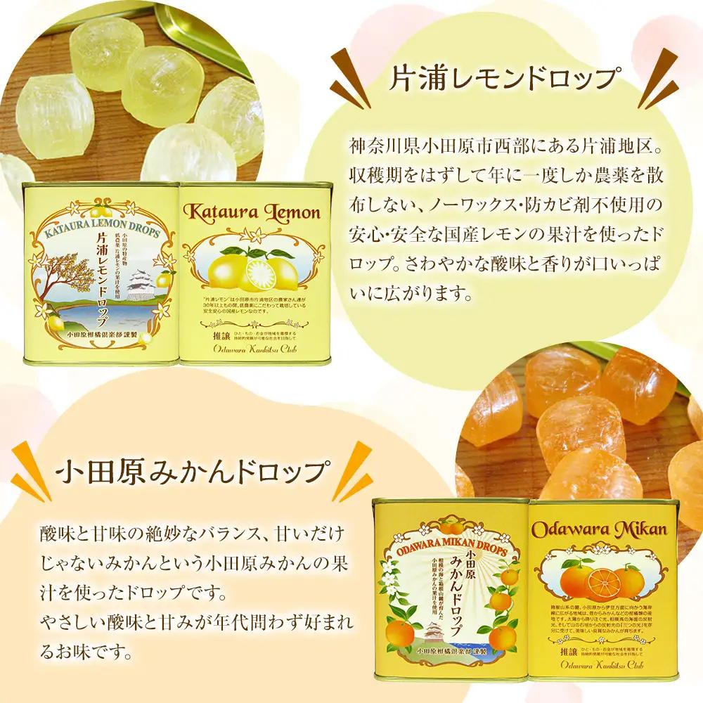 【小田原の柑橘果汁を使ったドロップ3種類セット】口に入れるとフルーツの香りが広がるドロップ。【 ドロップ 神奈川県 小田原市 ドロップ】