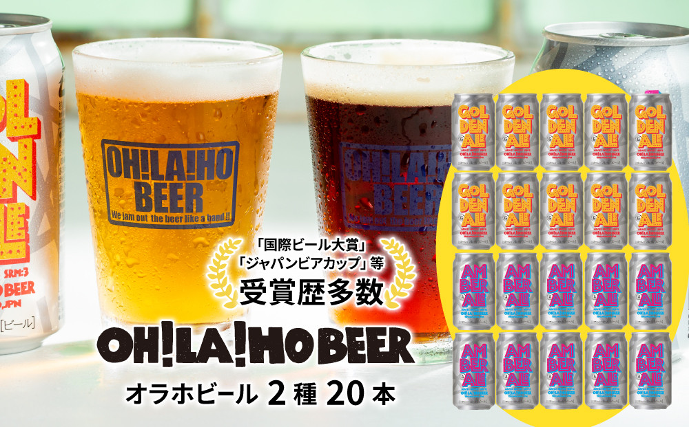 
ゴールデンエール＆アンバーエール20本セット クラフトビール 飲み比べ
