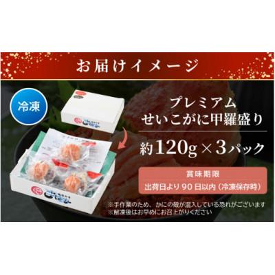 ふるさと納税 越前町 プレミアムサイズ!【食のドラマ 孤独のグルメ コラボ! 】セイコガニ 釜茹で 甲羅盛り 計約360g |  | 03