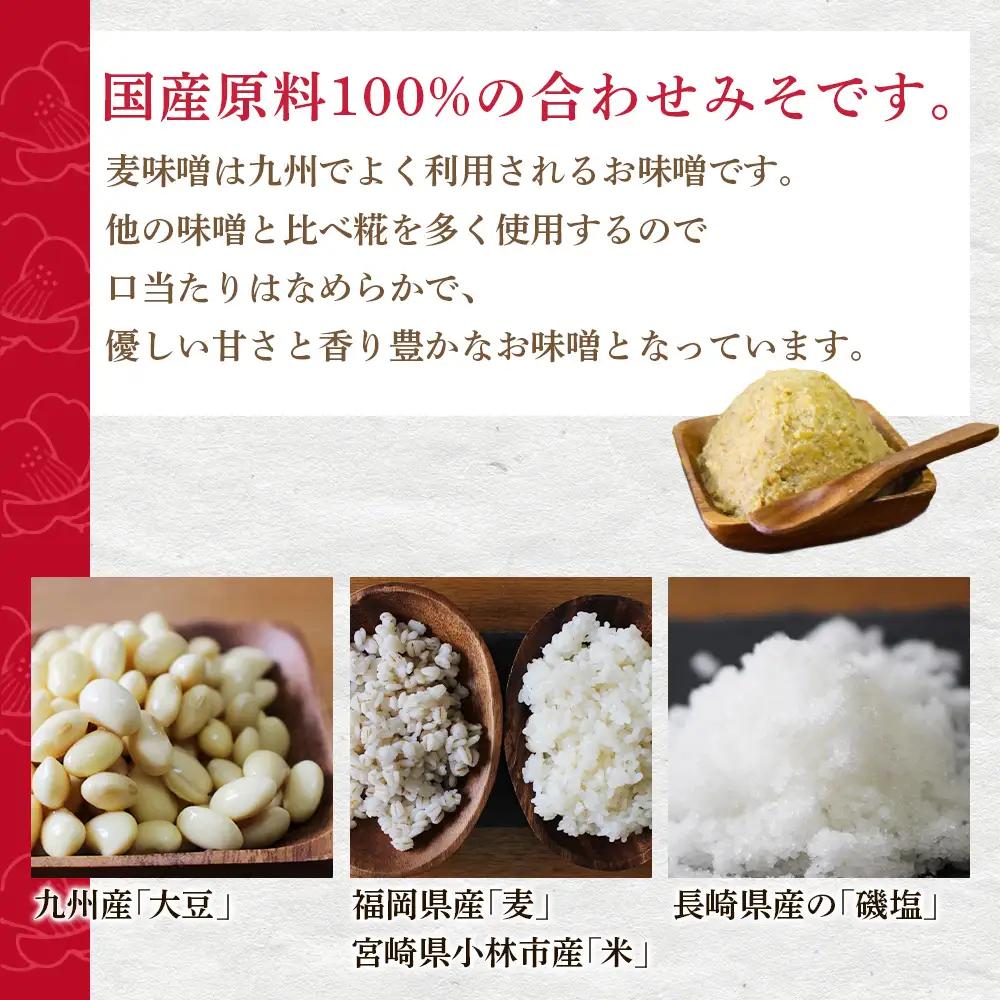 里山の無添加の手作りみそセット2種（のじり農産加工センター） 味噌 味噌 