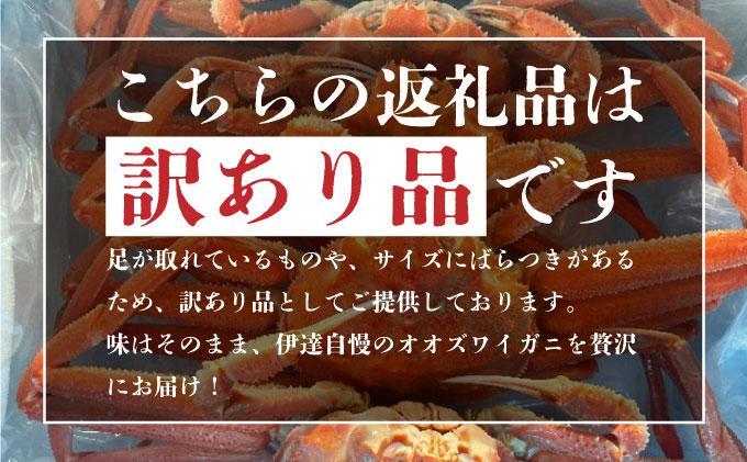 オオズワイ姿（訳あり品）2kg｜かに カニ ズワイガニ オオズワイ【ysk-008】