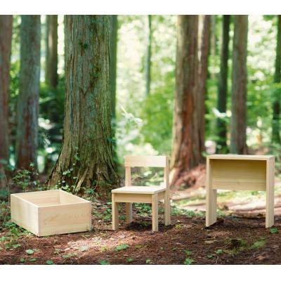 ふるさと納税 山梨県 深澤直人氏デザインのスツール　山梨日日新聞社の木製プロダクト「morini(モリニ)」シリーズ |  | 02