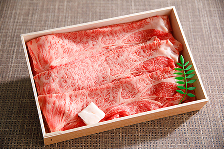 近江牛 すき焼き しゃぶしゃぶ ロース 肩ロース 800g 折箱入り 【H001W】 近江牛 牛肉すき焼き
