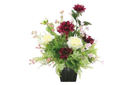 光の楽園 ツートンワイン【配送不可：北海道・沖縄・離島】 インテリア 光触媒 人工植物 造花 フェイクグリーン 花 フラワー 清浄 消臭 浜松市