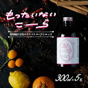 【ふるさと納税】島柑橘が主役！もったいないこーら クラフトコーラシロップ 300ml×5本セット　加工食品・飲料類・炭酸飲料・飲料類・炭酸飲料