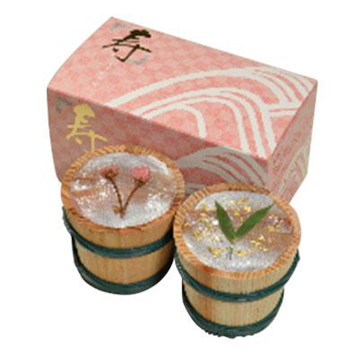ふるさと納税 小浜市 匠の技・かぎ孫の金箔・桜入り笹漬・大樽2個入り