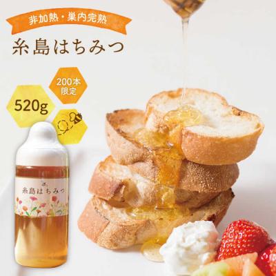 ふるさと納税 糸島市 糸島 はちみつ 520g【ヴァンベールフーズ】百花 / 蜂蜜 [AFJ002]