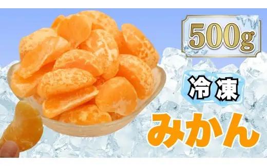 冷凍みかん 500g × 1袋 熊本県産みかん使用 瞬間冷凍 シャーベット 果物 くだもの フルーツ 柑橘系 柑橘類 みかん ミカン 果肉 果汁 冷凍 国産