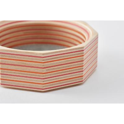 ふるさと納税 芦別市 PLYWOOD laboratory　Paper-Wood アクセサリートレイ(多角形) |  | 01