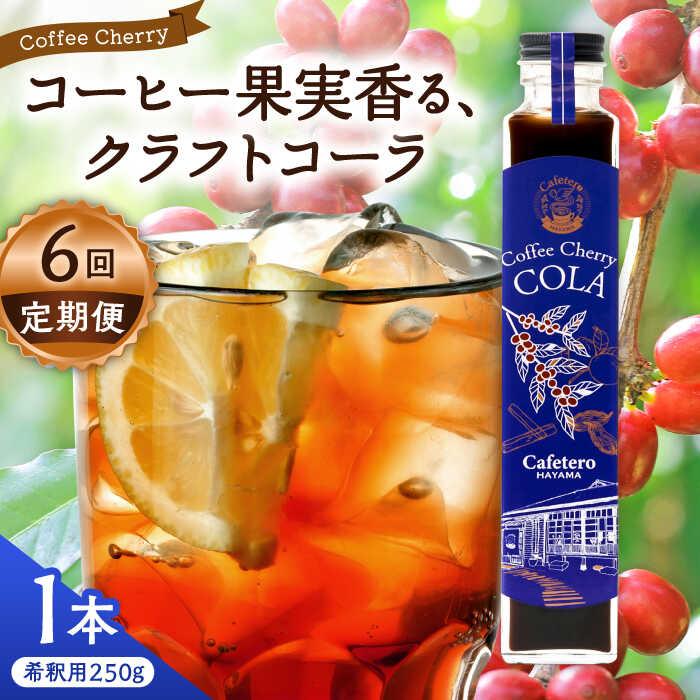 【ふるさと納税】【先行予約】【2025年9月中旬から順次発送】【全6回定期便】カフェテーロ葉山　チェリーコーラ　250g×1本 / 【合同会社エンディレクト】[ASBM008]