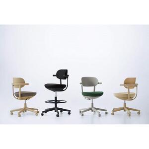 Mpb3_コクヨチェアー　パロ(オパールグリーン・ベージュ）フローリング用（Vキャスター）　／在宅ワーク・テレワークにお勧めの椅子