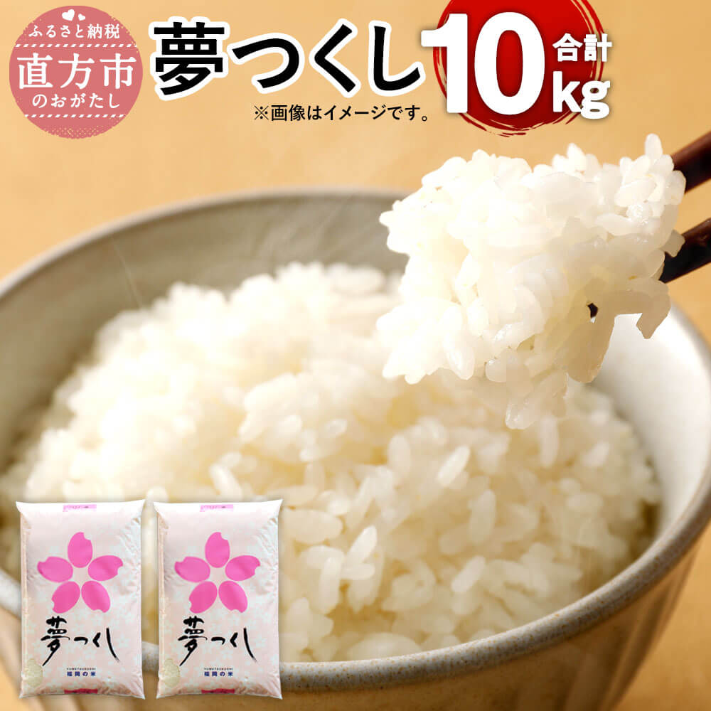 【ふるさと納税】【令和6年産】福岡県産 夢つくし 研ぐお米 合計10kg 5kg×2 お米 精米 米 ご飯 10キロ 九州産 国産 送料無料